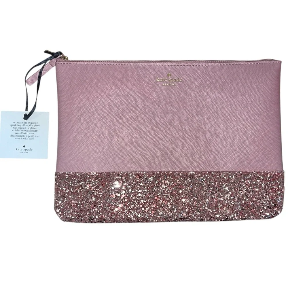 Kate Spade Greta Court Pouch in Cityscape - Glitter - Gia - NWT